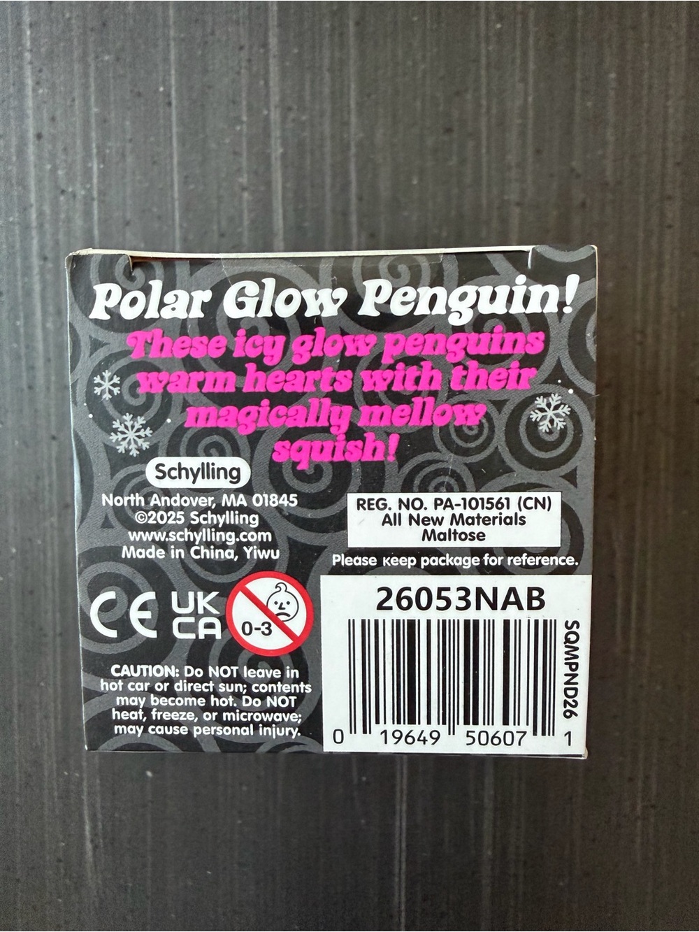 NeeDoh “Polar Glow Penguin” - Pink Hat & Orange Scarf - Picture 4 of 4